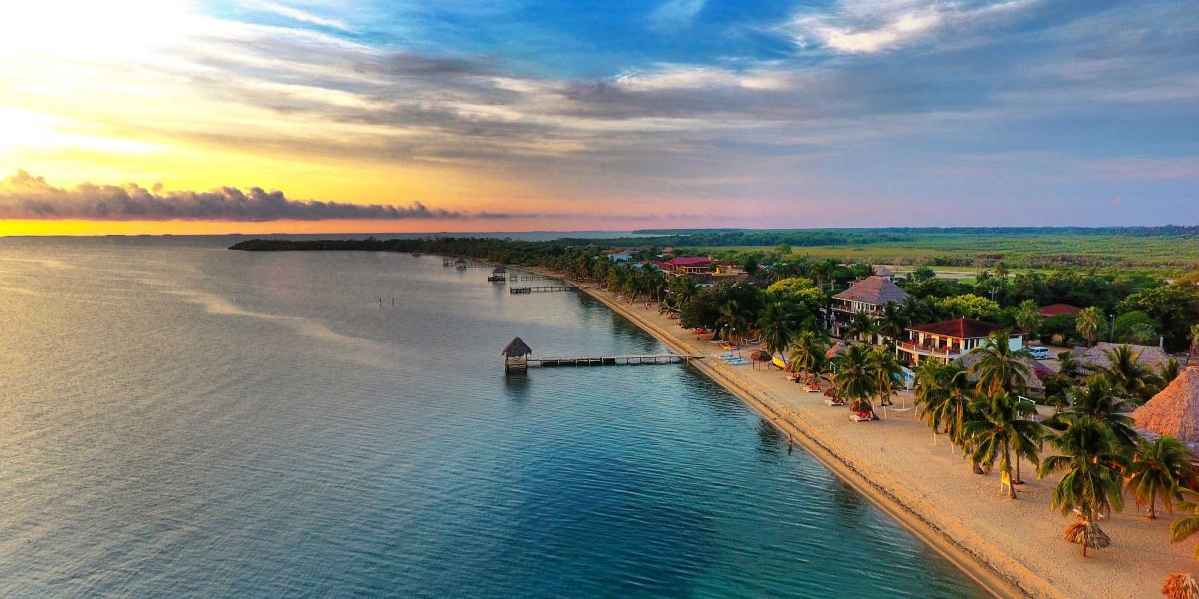 Belize Jaguar Reef aerial